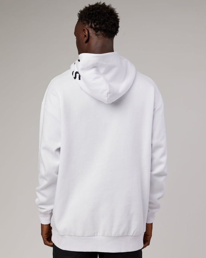 Unisex Linear Hoodie Oversize - White