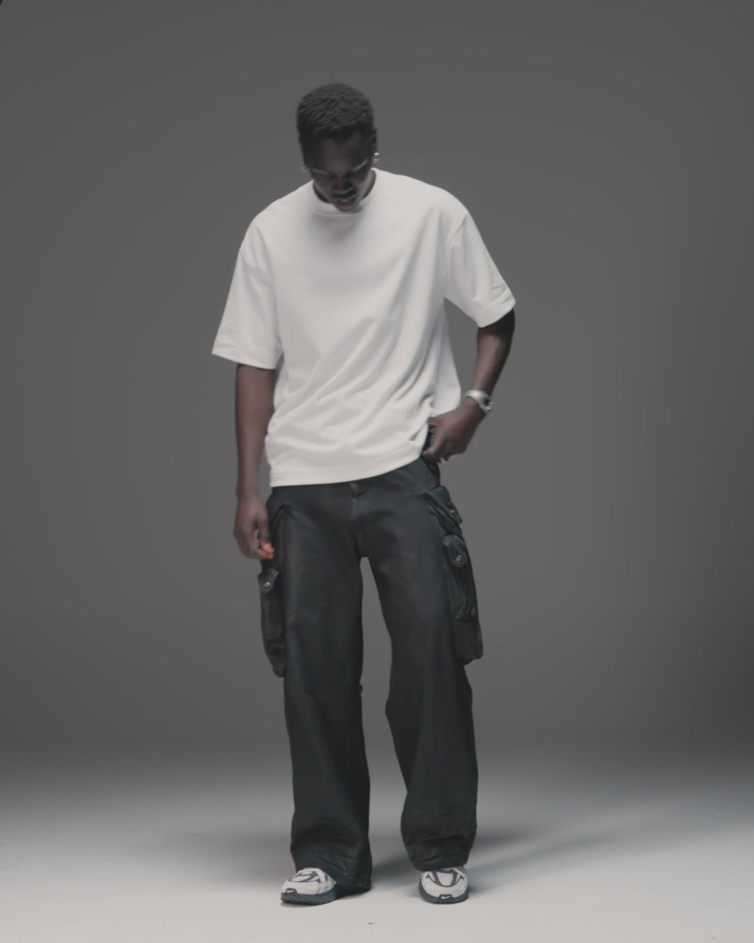 AfterDark ZeroCrease Oversized Tee - White