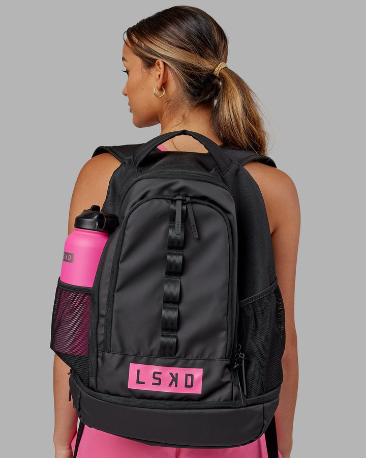 Rep Backpack - Black-Flamingo