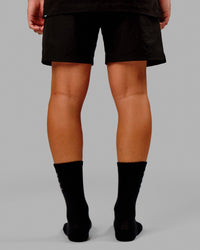 Signal Crew Socks 3 Pack - Black-White