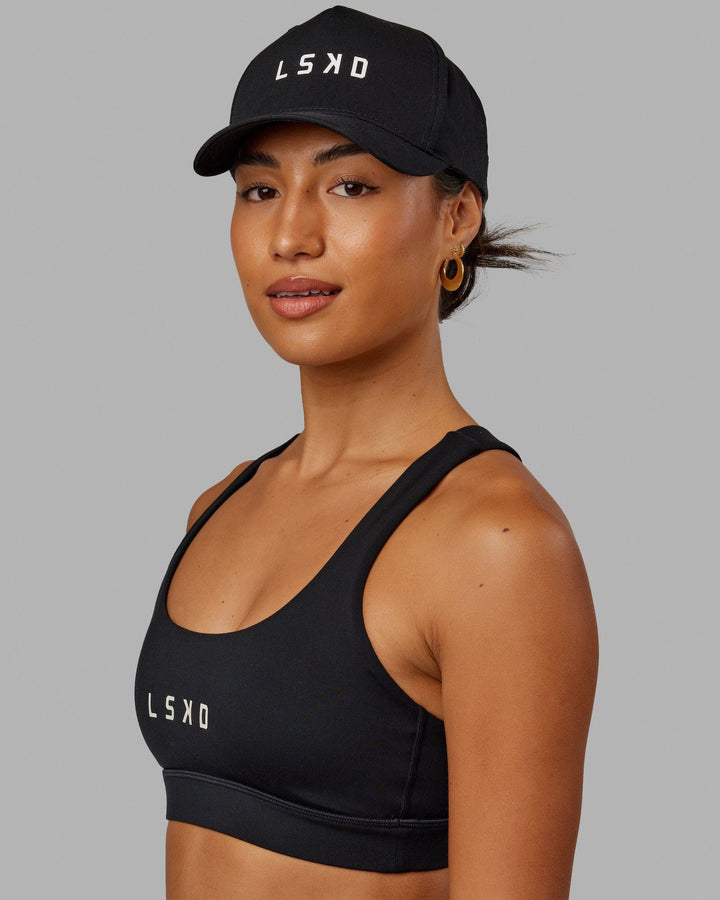 Structure Snapback Cap - Black-White