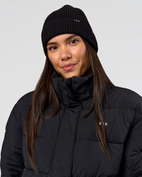 Studio image of All Day Beanie - Black | Thumbnail Index: 3