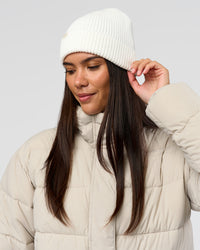 Studio image of All Day Beanie - Oatmeal | Thumbnail Index: 1
