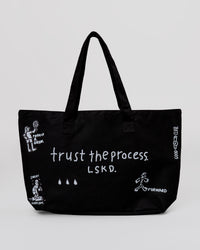 Studio image of Andrew J. Steel x LSKD Canvas Tote - Black Washed | Thumbnail Index: 0