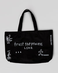 Studio image of Andrew J. Steel x LSKD Canvas Tote - Black Washed | Thumbnail Index: 2