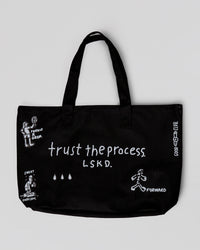 Studio image of Andrew J. Steel x LSKD Canvas Tote - Black Washed | Thumbnail Index: 3