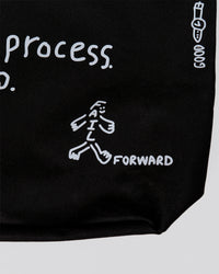 Studio image of Andrew J. Steel x LSKD Canvas Tote - Black Washed | Thumbnail Index: 5