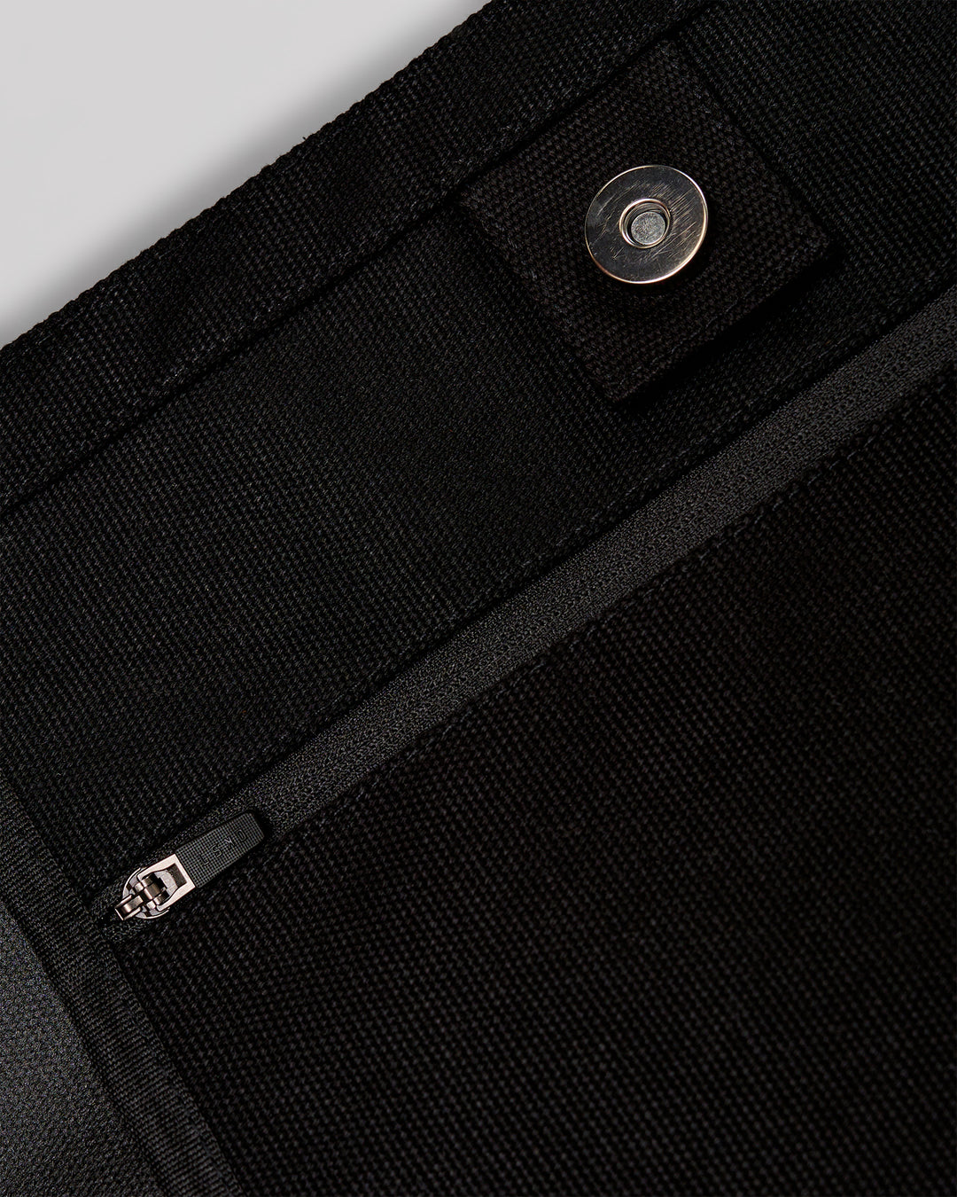 Studio image of Andrew J. Steel x LSKD Canvas Tote - Black Washed - view 9