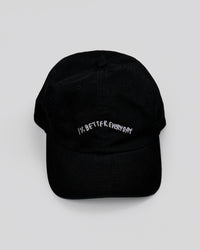 Studio image of Andrew J. Steele x LSKD Cap - Black Washed-White | Thumbnail Index: 0