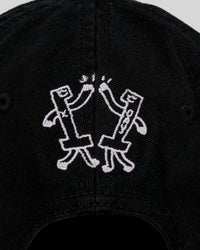 Studio image of Andrew J. Steele x LSKD Cap - Black Washed-White | Thumbnail Index: 1