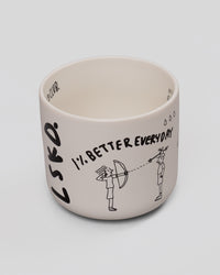 Studio image of Andrew J. Steel x LSKD Good Times Mug - Off White | Thumbnail Index: 0