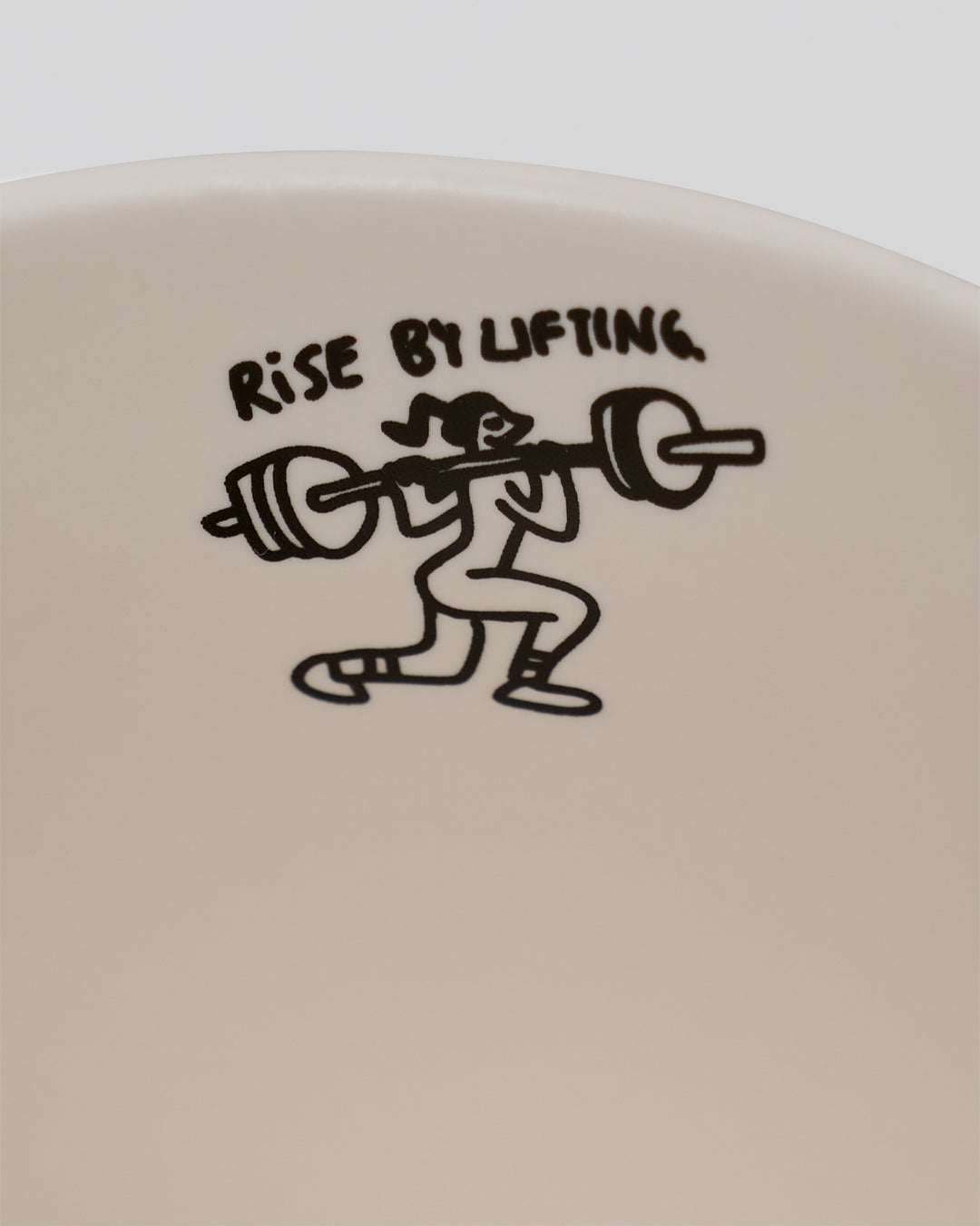 Studio image of Andrew J. Steel x LSKD Good Times Mug - Off White - view 8
