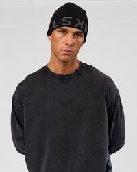 Studio image of Base Beanie - Black | Thumbnail Index: 1