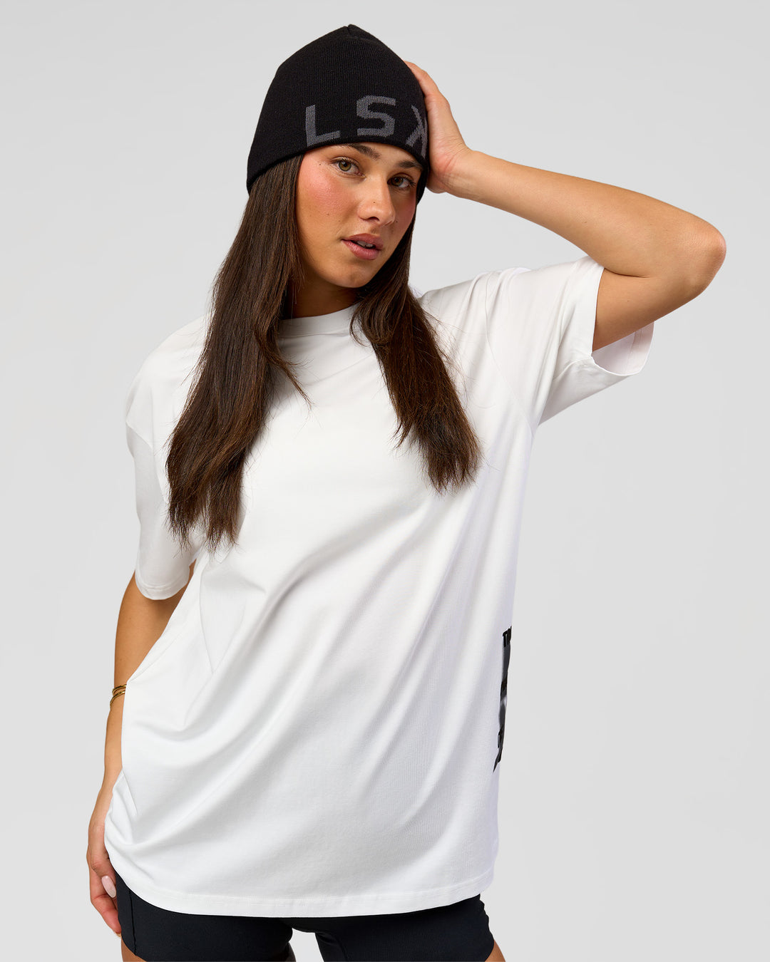 Studio image of Base Beanie - Black - view 5