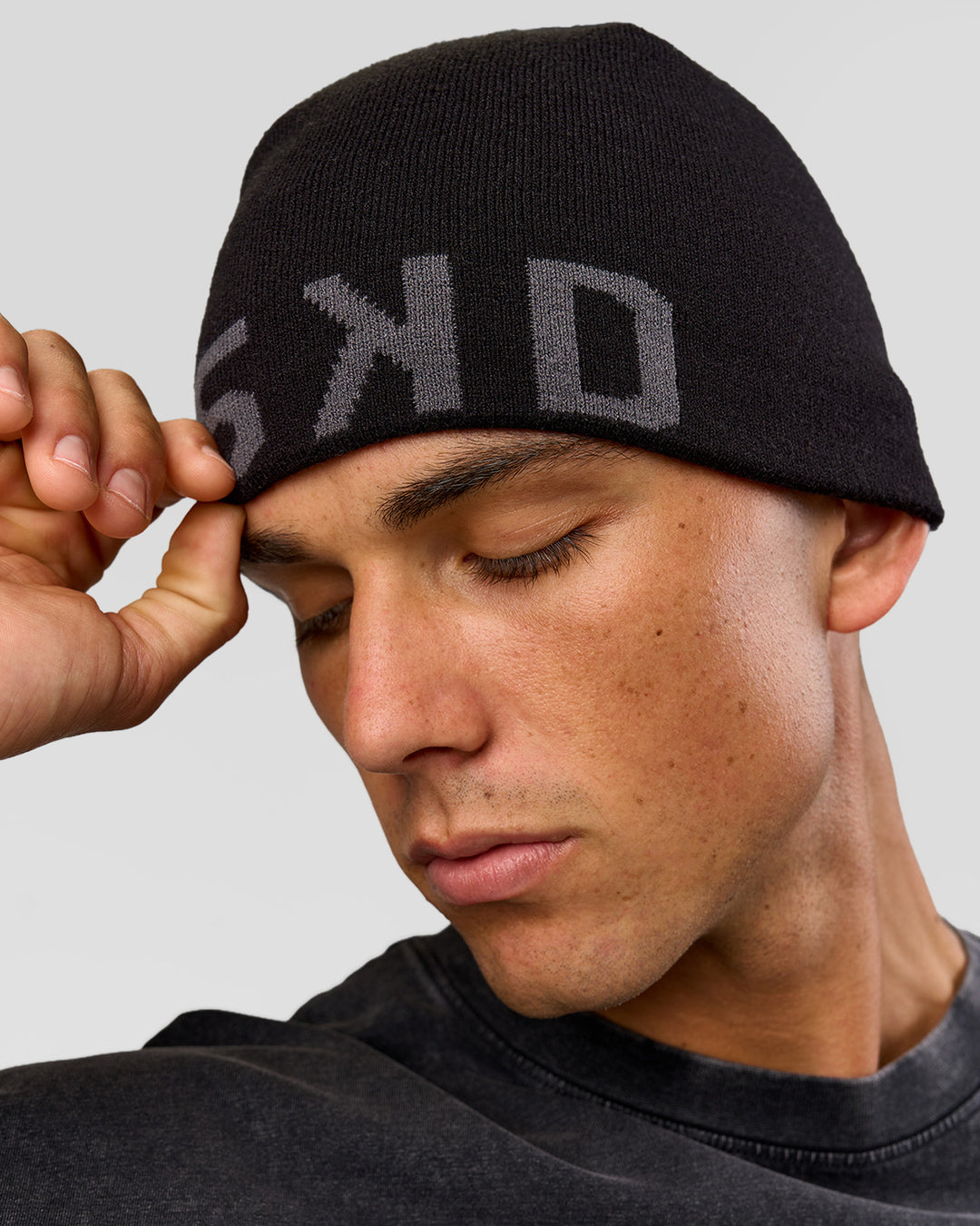 Studio image of Base Beanie - Black - view 8
