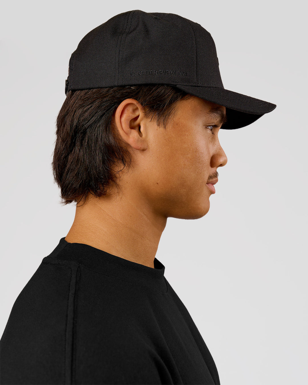 Studio image of Cornerstone Daily Cap - Black - view 4