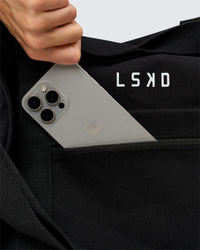 Studio image of Everywhere  Canvas Duffle - Black-White | Thumbnail Index: 4