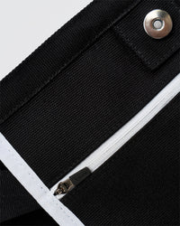 Studio image of Everywhere Canvas Tote - Black-White | Thumbnail Index: 5