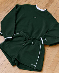 Studio image of Fast Track Lounge Short - Midnight Green-White | Thumbnail Index: 13