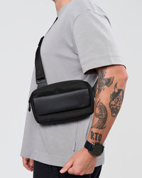 Studio image of Functional Training Crossbody Bag - Black | Thumbnail Index: 0