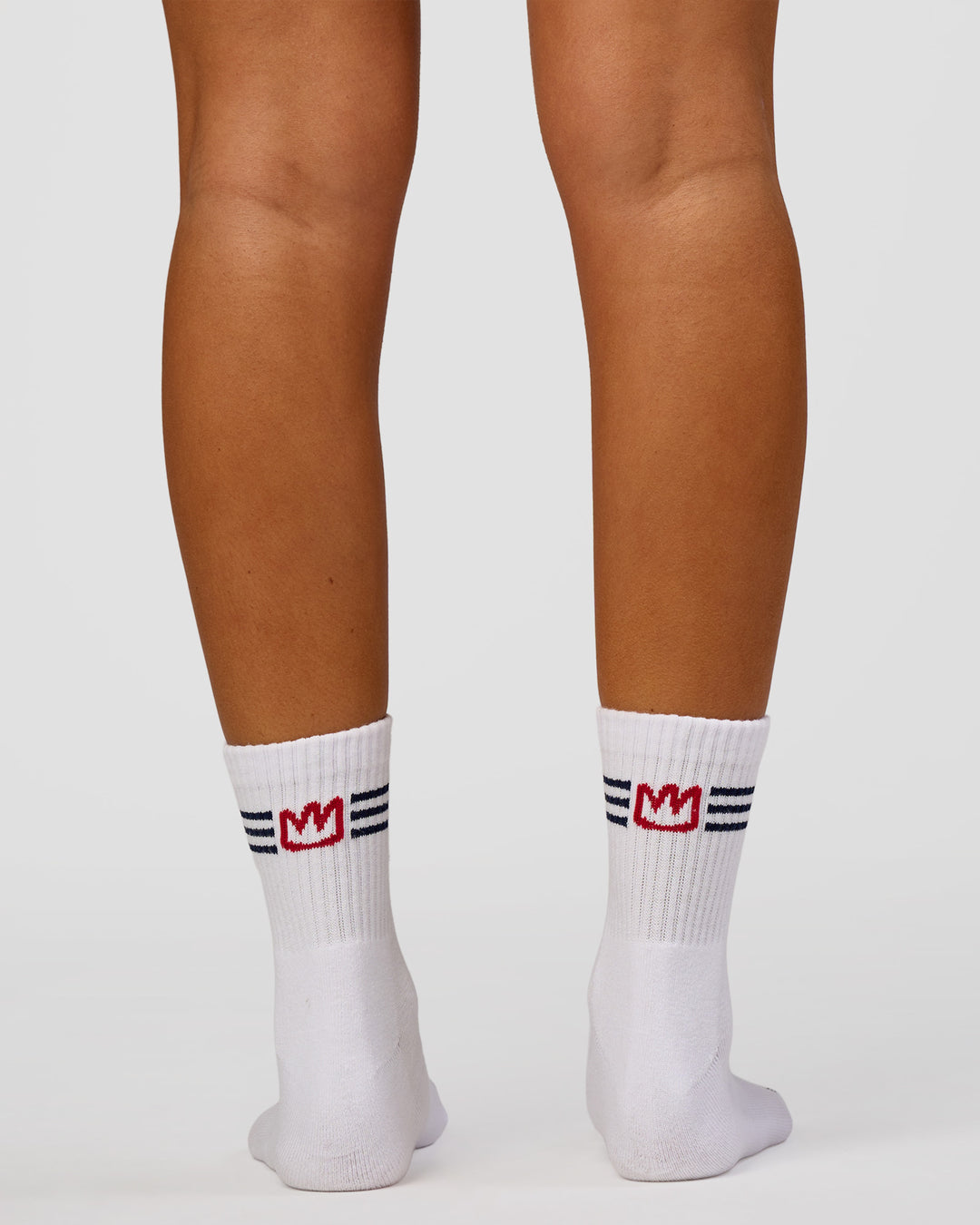 Studio image of Greatest of All Time Quarter Socks - White-Multi - view 7
