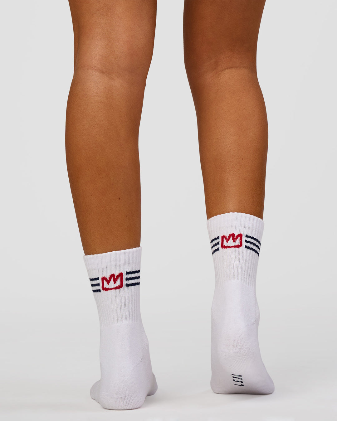 Studio image of Greatest of All Time Quarter Socks - White-Multi - view 8