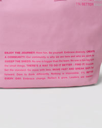 Studio image of Hold It All Canvas Tote - Pink Rose-Ultra Pink | Thumbnail Index: 4
