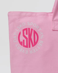 Studio image of Hold It All Canvas Tote - Pink Rose-Ultra Pink | Thumbnail Index: 6