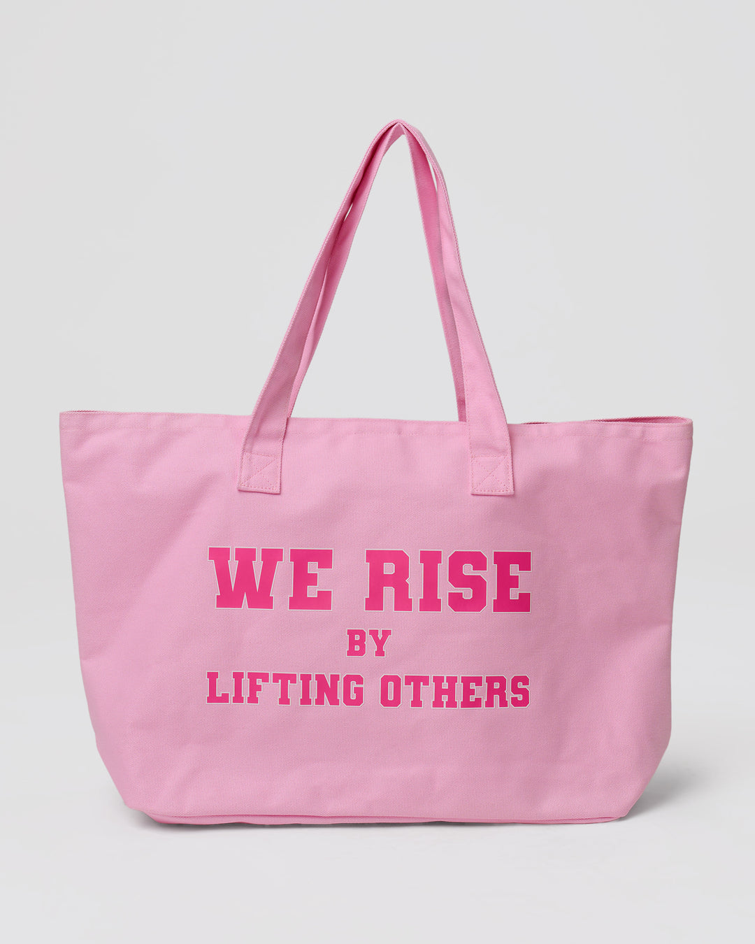 Studio image of Hold It All Canvas Tote - Pink Rose-Ultra Pink - view 8