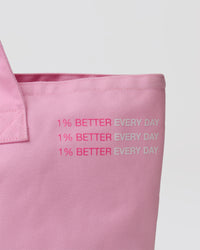Studio image of Hold It All Canvas Tote - Pink Rose-Ultra Pink | Thumbnail Index: 10