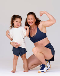 Studio image of Kids Accelerate Run Short - Future Navy | Thumbnail Index: 4