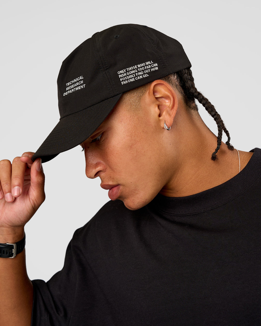 Studio image of LSKD TRD CAP - Black-Off White - view 1