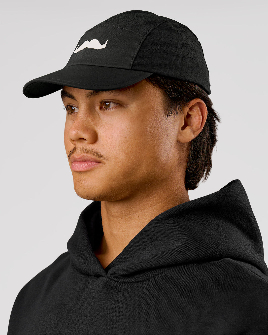 Studio image of Movember x LSKD Pace Cap - Black - view 1
