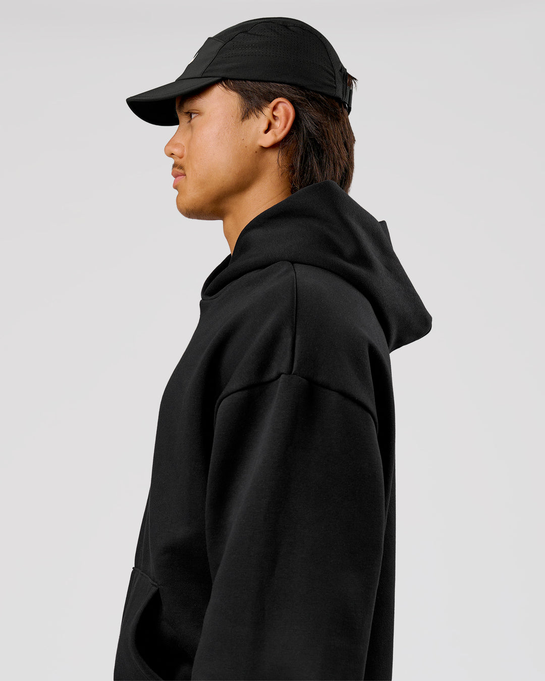Studio image of Movember x LSKD Pace Cap - Black - view 5