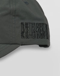 Studio image of Static Grit Pinch Panel Cap - Carbon Green | Thumbnail Index: 2