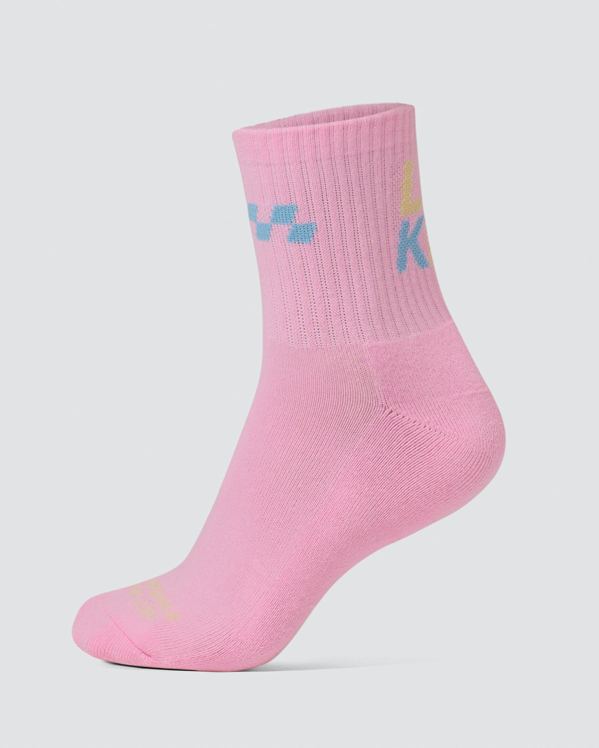 Stay in Motion Quarter Socks - Pink Rose-Open Air