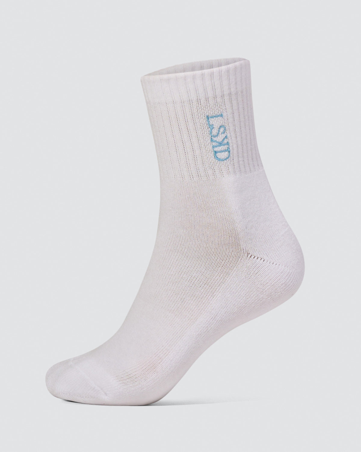 Strong is Beautiful Quarter Socks - White-Open Air