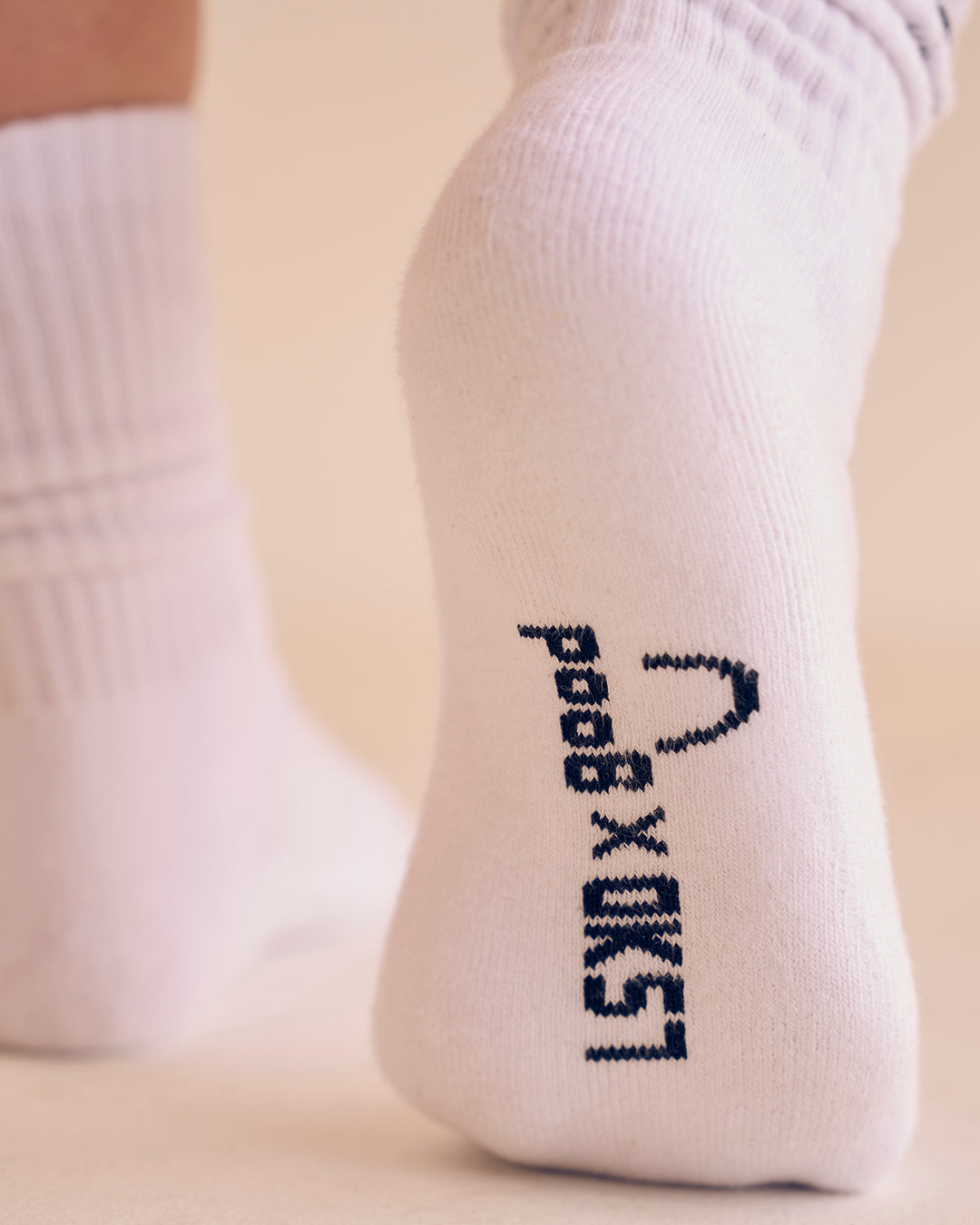Studio image of TGHF X LSKD 3 pack Crew Sock - White - view 8