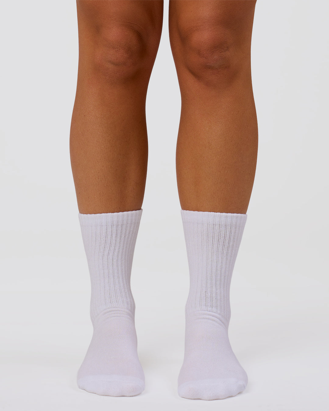 Studio image of The New Standard Crew Socks 3 Pack - Off White-White-Black - view 9
