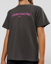 Studio image of VS6 1% Better Kids FLXCotton Tee - Dark Storm | Thumbnail Index: 2