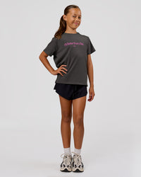 Studio image of VS6 1% Better Kids FLXCotton Tee - Dark Storm | Thumbnail Index: 4