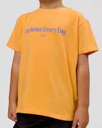 Studio image of VS6 1% Better Kids FLXCotton Tee - Warm Apricot | Thumbnail Index: 1