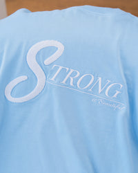 Woman wearing Strong is Beautiful Heavyweight Oversized Tee - Open Air | Model:Charlotte | Size:M | Thumbnail Index: 12