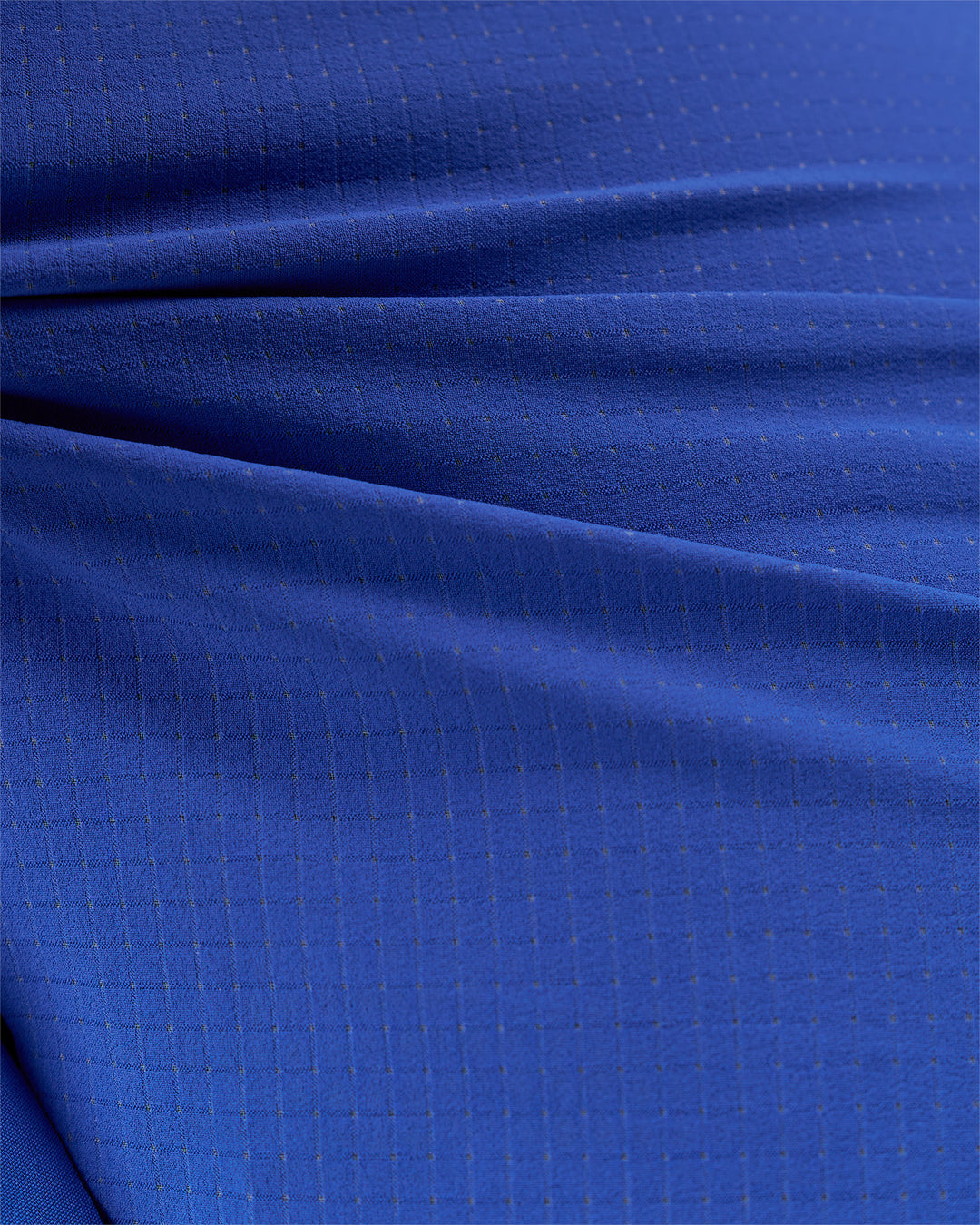 Woman wearing Accelerate 3" High-Rise Running Short - Black-Power Cobalt | Model:Bianca | Size:S - view 8