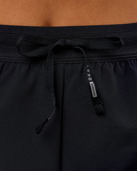 Woman wearing Accelerate 3" High-Rise Running Short - Black-Tech Department | Model:Bianca | Size:S | Thumbnail Index: 12