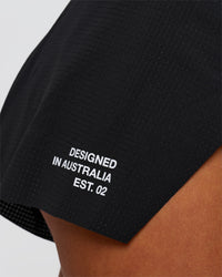 Woman wearing Accelerate 3" High-Rise Running Short - Black-Tech Department | Model:Bianca | Size:S | Thumbnail Index: 13