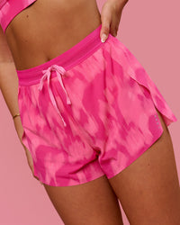Woman wearing Accelerate 3" High-Rise Running Short - Radiant Pink | Model:Bianca | Size:S | Thumbnail Index: 8