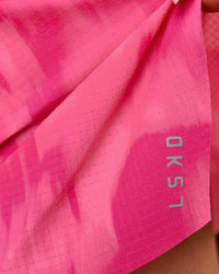 Woman wearing Accelerate 3" High-Rise Running Short - Radiant Pink | Model:Bianca | Size:S | Thumbnail Index: 10