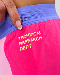 Woman wearing Accelerate 3" High-Rise Running Short - Ultra Pink-Tech Department | Model:Bianca | Size:S | Thumbnail Index: 10