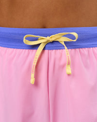 Woman wearing Accelerate 3" High-Rise Running Short - Ultra Pink-Tech Department | Model:Bianca | Size:S | Thumbnail Index: 14